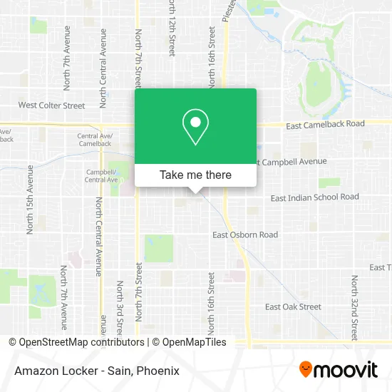 Amazon Locker - Sain map