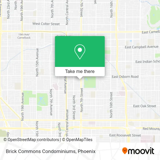 Brick Commons Condominiums map