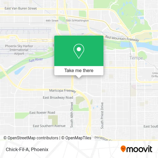 Chick-Fil-A map