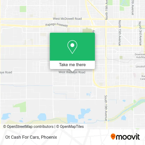 Ot Cash For Cars map