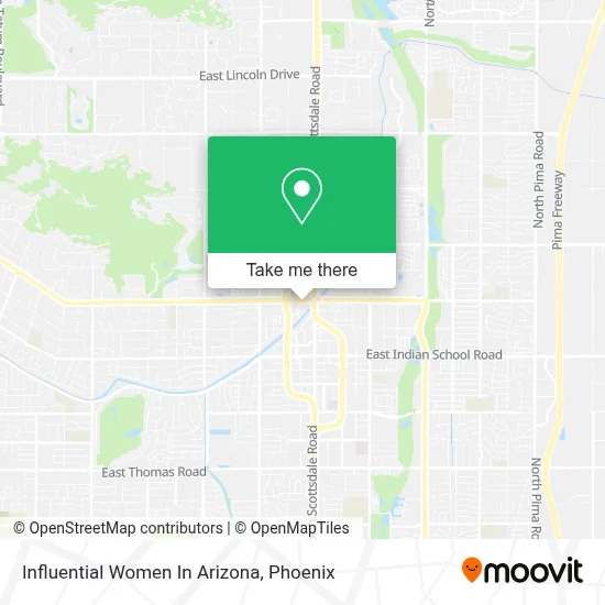 Influential Women In Arizona map