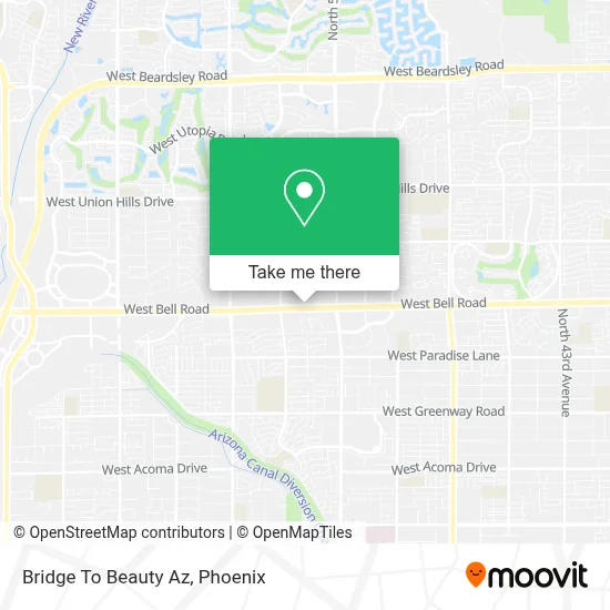 Bridge To Beauty Az map