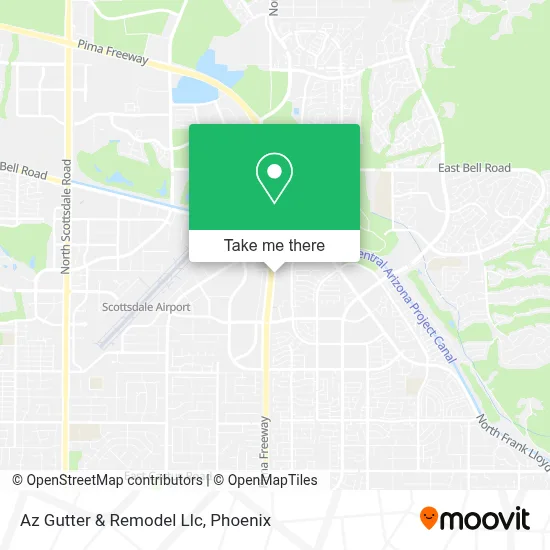 Az Gutter & Remodel Llc map