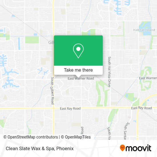 Clean Slate Wax & Spa map