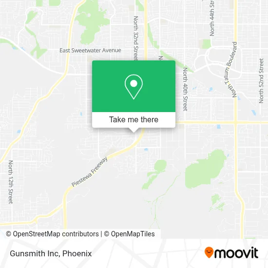 Gunsmith Inc map