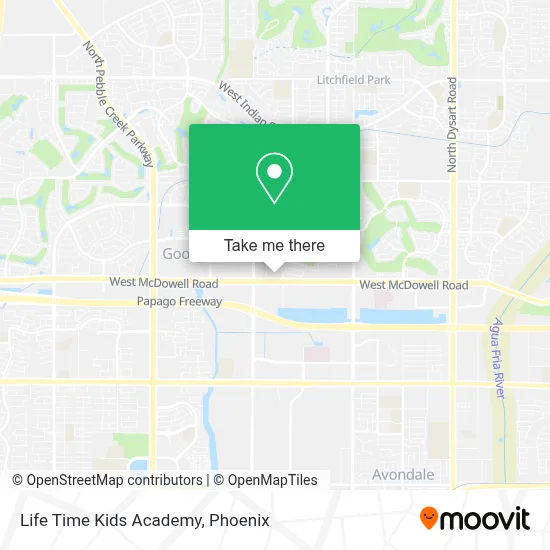 Life Time Kids Academy map