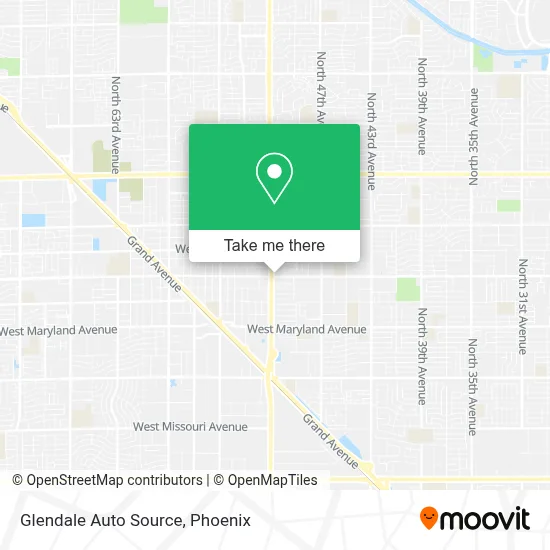 Glendale Auto Source map