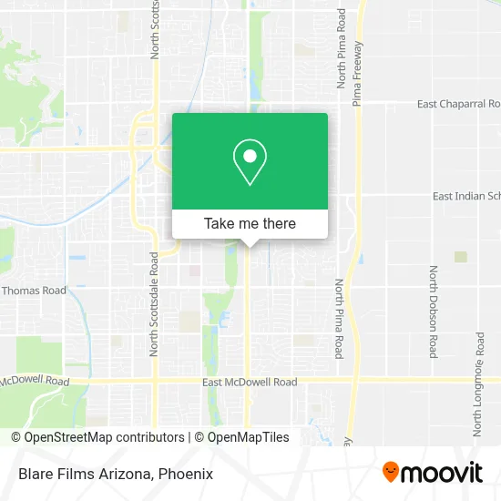 Blare Films Arizona map