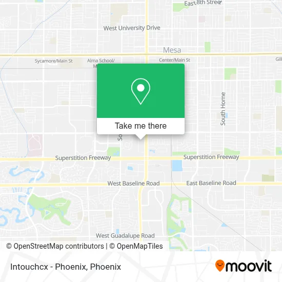 Intouchcx - Phoenix map