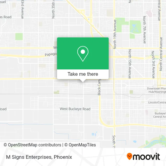 M Signs Enterprises map