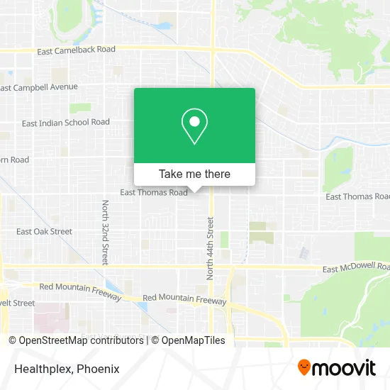 Healthplex map