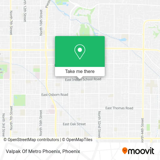 Valpak Of Metro Phoenix map