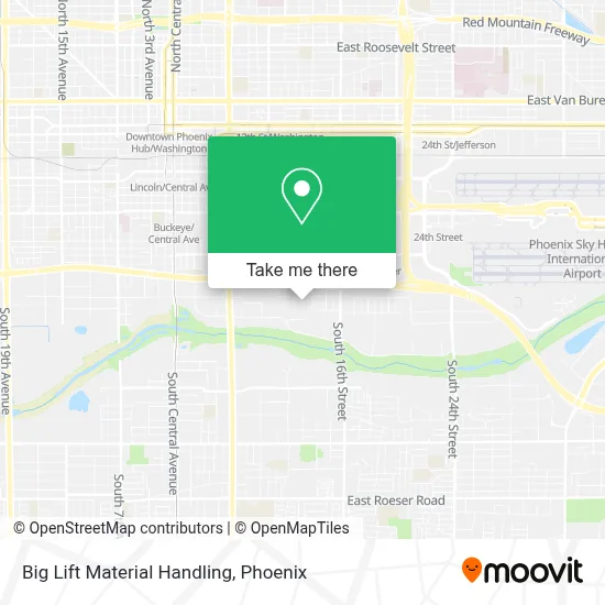 Big Lift Material Handling map