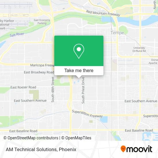 AM Technical Solutions map