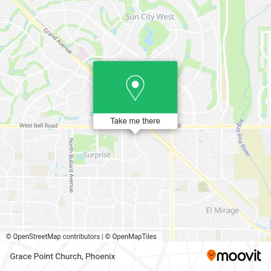 Grace Point Church map