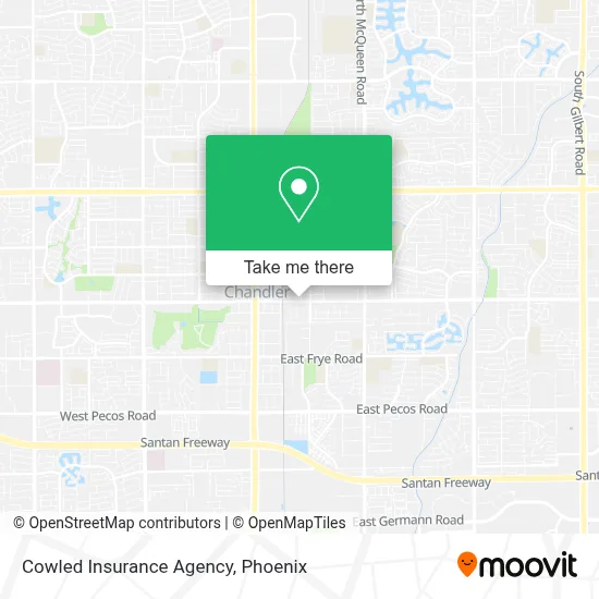 Cowled Insurance Agency map