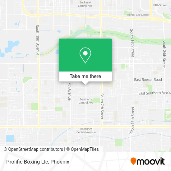 Prolific Boxing Llc map