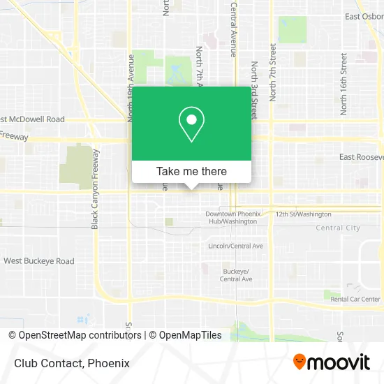 Club Contact map