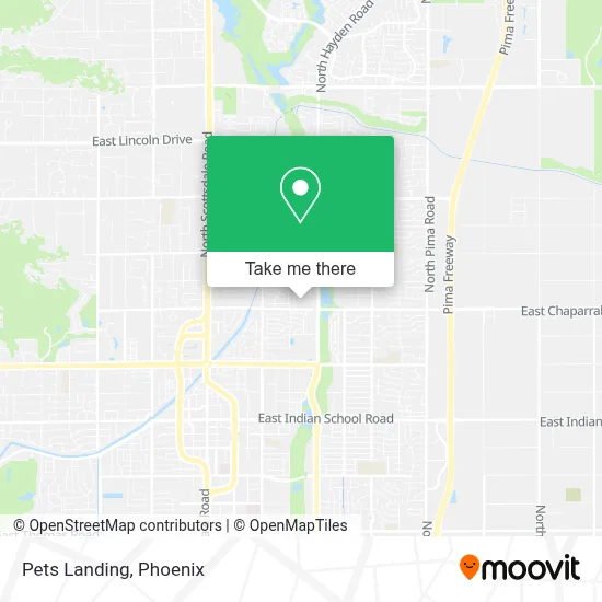 Pets Landing map