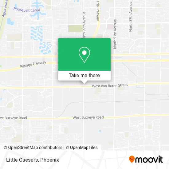 Little Caesars map