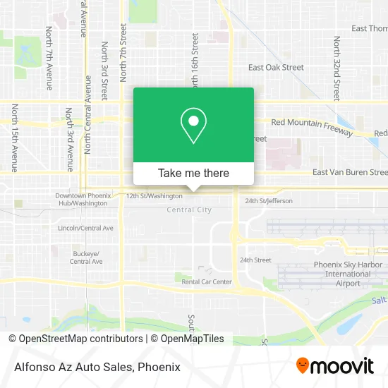 Alfonso Az Auto Sales map