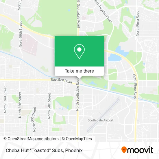 Cheba Hut "Toasted" Subs map