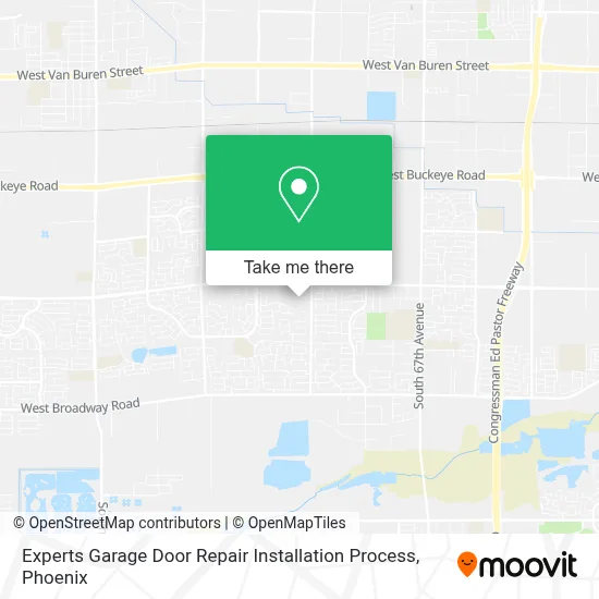 Experts Garage Door Repair Installation Process map