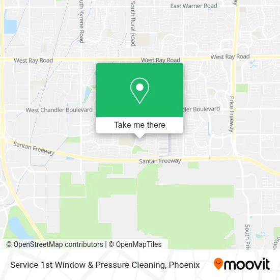 Service 1st Window & Pressure Cleaning map