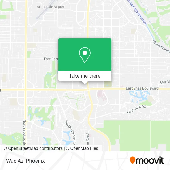 Wax Az map
