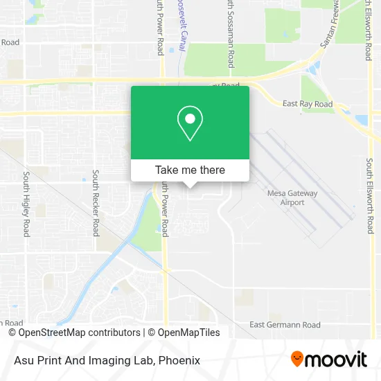 Asu Print And Imaging Lab map