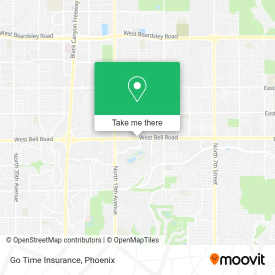Go Time Insurance map