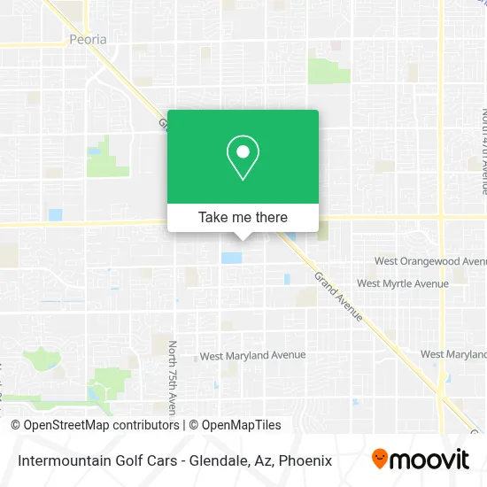 Intermountain Golf Cars - Glendale, Az map