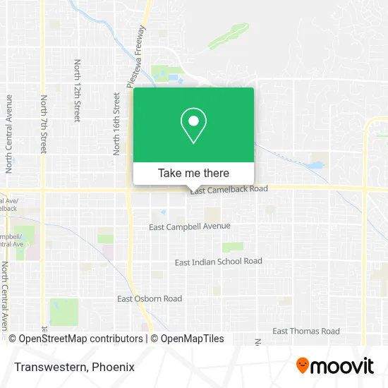 Transwestern map