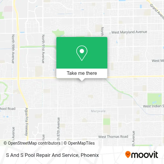 S And S Pool Repair And Service map
