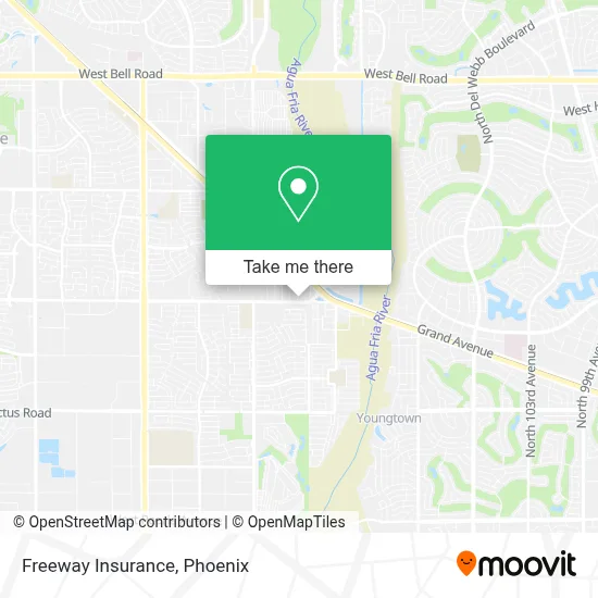 Freeway Insurance map
