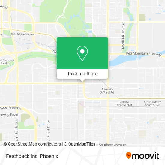 Fetchback Inc map