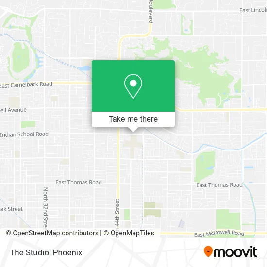 The Studio map