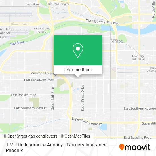 J Martin Insurance Agency - Farmers Insurance map