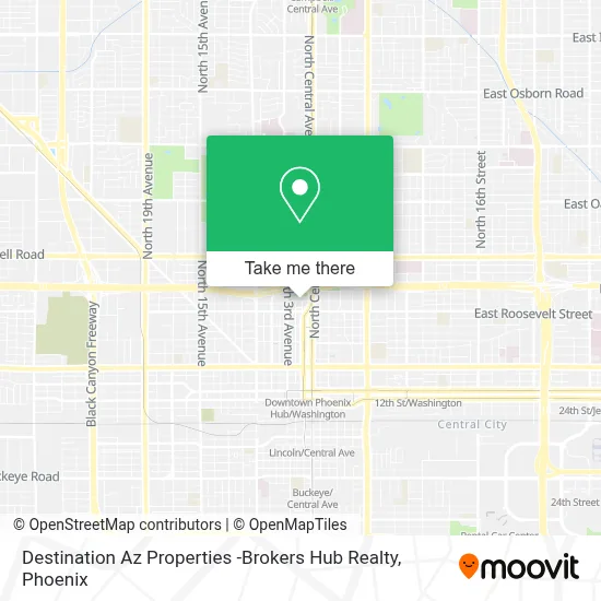 Destination Az Properties -Brokers Hub Realty map