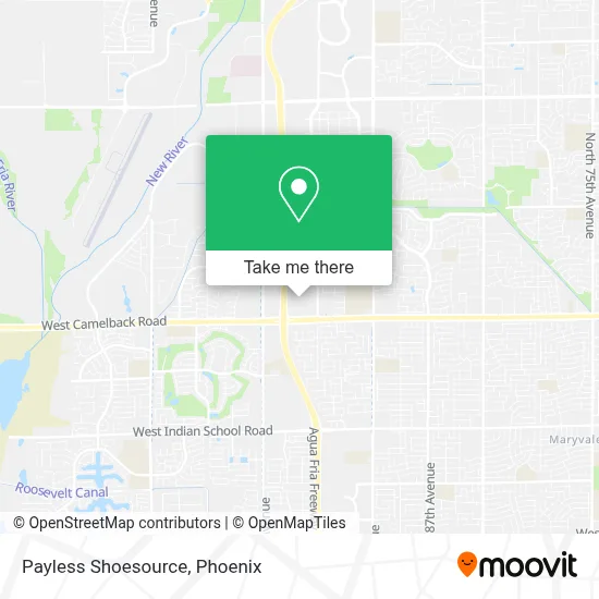 Payless Shoesource map