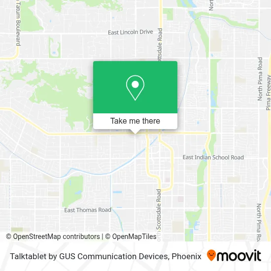 Talktablet by GUS Communication Devices map