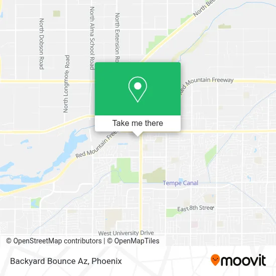 Backyard Bounce Az map
