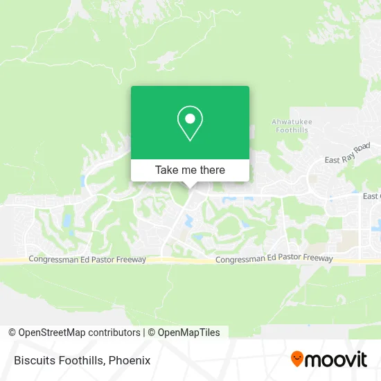 Biscuits Foothills map