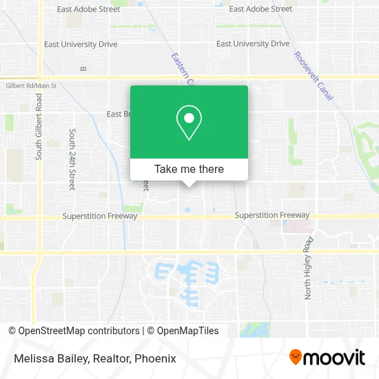 Melissa Bailey, Realtor map