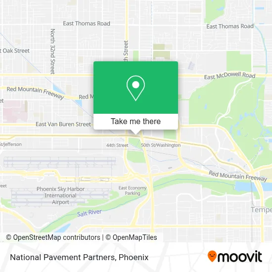 National Pavement Partners map