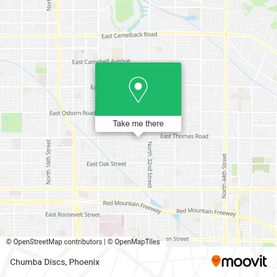 Chumba Discs map