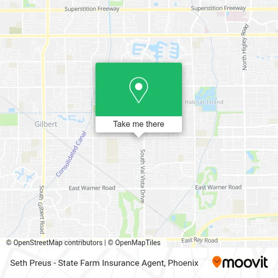 Seth Preus - State Farm Insurance Agent map