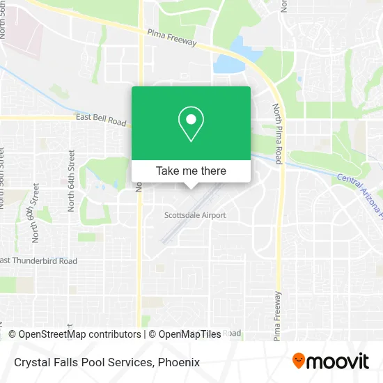 Crystal Falls Pool Services map