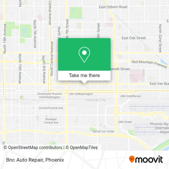 Bnc Auto Repair map