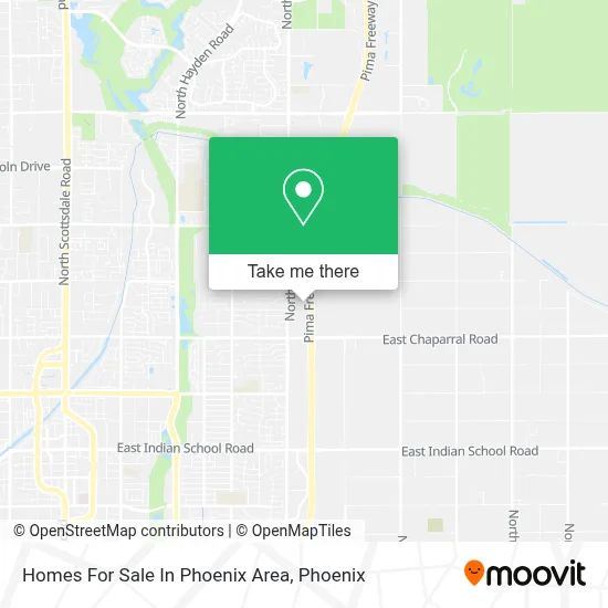 Homes For Sale In Phoenix Area map